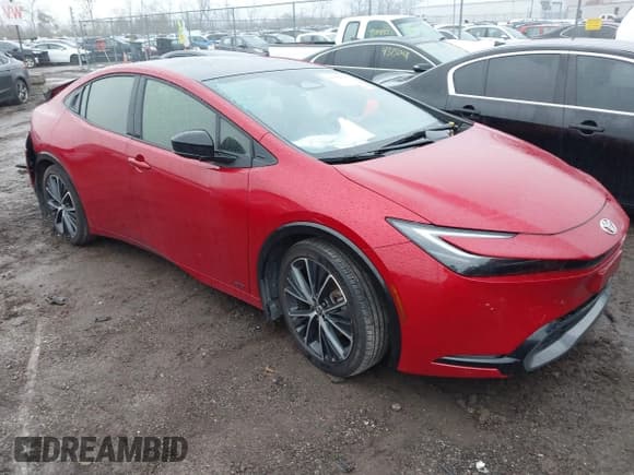 ✅ 2024 Toyota Prius LE • VIN: JTDADABU0R3011235 • Lot: 43632058. Listed on IAAI with 46,623 mi. Free auction sales archive from the USA and detailed vehicle history report at DreamBid. Image 1.