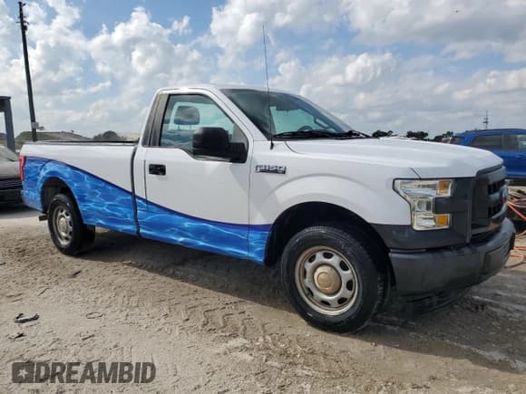 ✅ 2017 Ford F-150 XL • VIN: 1FTMF1C8XHKC39756 • Lot: 92942805. Listed on Copart with 160,716 mi. Free auction sales archive from the USA and detailed vehicle history report at DreamBid. Image 4.