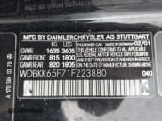 ✅ 2001 Mercedes-Benz SLK 230/320 • VIN: WDBKK65F71F223880 • Lot: 43756946. Listed on IAAI with 127,050 mi. Free auction sales archive from the USA and detailed vehicle history report at DreamBid. Image 9.