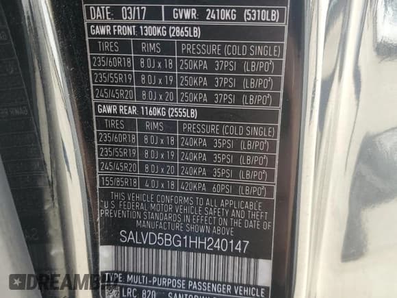 ✅ 2017 Land Rover Range Rover Evoque HSE Dynamic • VIN: SALVD5BG1HH240147 • Лот: 70712074. Опубликован ранее на Copart с пробегом 23 097 миль. Бесплатный доступ к архиву аукционных продаж из США и подробный отчёт об истории автомобиля на DreamBid. Изображение 15.