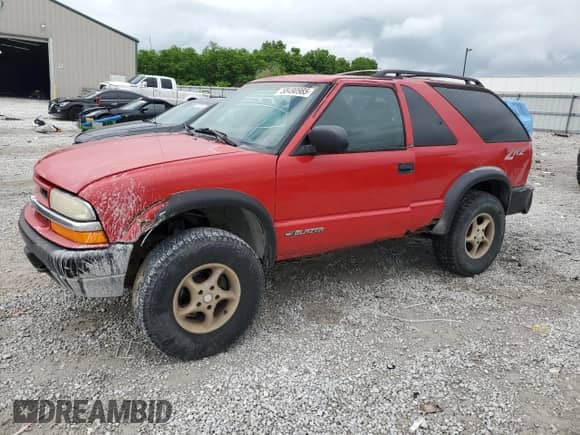 1999 Chevrolet Blazer LS z VIN 1GNCT18W3XK150385, wystawiony jako Copart lot #58490985 z przebiegiem 262 007 mil mil oraz Szkoda całkowita • Salvage title. Historia ofert i sprzedaży dostępna na DreamBid. Obrazek 1.