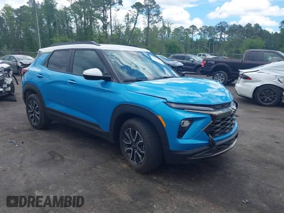 2025 Chevrolet TrailBlazer ACTIV с VIN KL79MVSL1SB066934, выставлен на аукционе IAAI как лот 42261796 с пробегом 1 679 миль миль и . История ставок и продаж доступна на DreamBid. Изображение 1.