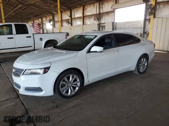2017 Chevrolet Impala LT with VIN 1G1105SA8HU200631, listed as a Copart auction lot 86831225 with 125,858 mi miles and Clean title. Bid and sale history available at DreamBid. Image 1.