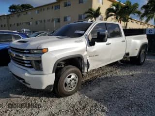 ✅ 2020 Chevrolet Silverado 3500HD High Country • VIN: 1GC4YVEY0LF292045 • Lot: 43163175. Listed on Copart with 79,232 mi. Free auction sales archive from the USA and detailed vehicle history report at DreamBid. Image 1.