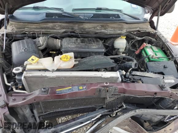 2005 Dodge 1500 SLT with VIN 1D7HA18N25S274100, listed as a Copart auction lot 64708684 with 153,475 mi miles and Salvage title. Bid and sale history available at DreamBid. Image 11.