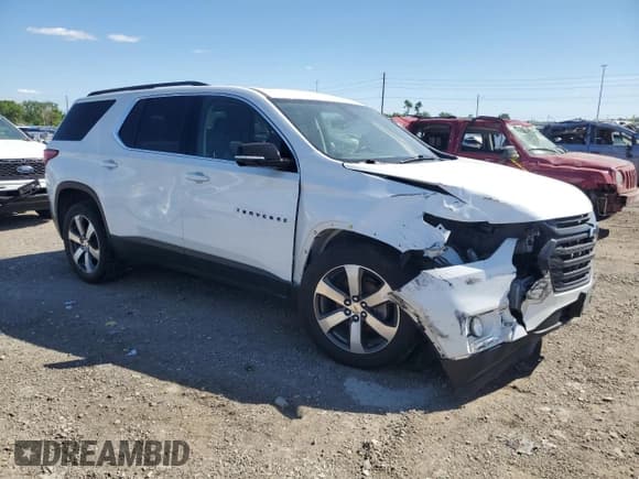 ✅ 2019 Chevrolet Traverse LT • VIN: 1GNEVHKW2KJ156469 • Lot: 56060414. Wystawiony na Copart z przebiegiem 90 772 mil. Bezpłatny archiwum sprzedaży aukcyjnych z USA i szczegółowy raport historii pojazdu na DreamBid. Zdjęcie 4.