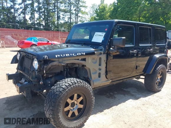 ✅ 2016 Jeep Wrangler Unlimited Rubicon Hard Rock • VIN: 1C4BJWFG0GL218364 • Lot: 42310664. Listed on IAAI with 112,379 mi. Free auction sales archive from the USA and detailed vehicle history report at DreamBid. Image 2.