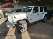 ✅ 2018 Jeep Wrangler Unlimited Sahara • VIN: 1C4HJXEG6JW216240 • Лот: 81991285. Опубликован ранее на Copart с пробегом 87 608 миль. Бесплатный доступ к архиву аукционных продаж из США и подробный отчёт об истории автомобиля на DreamBid. Изображение 1.
