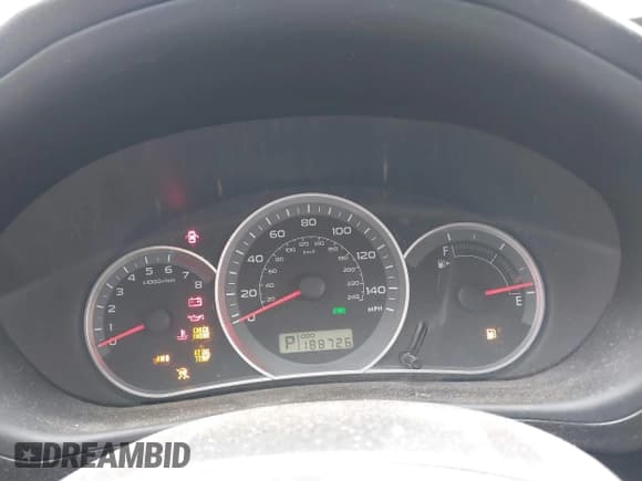 ✅ 2009 Subaru Impreza i • VIN: JF1GH60669H826919 • Lot: 42462790. Listed on IAAI with 188,726 mi. Free auction sales archive from the USA and detailed vehicle history report at DreamBid. Image 7.