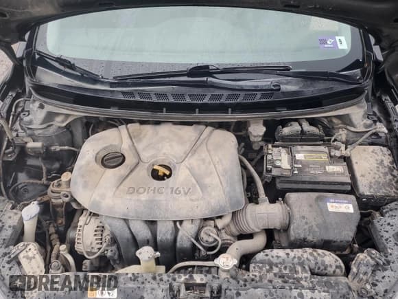 ✅ 2012 Hyundai Elantra GLS • VIN: KMHDH4AE0CU274058 • Lot: 83831265. Listed on Copart with 125,844 mi. Free auction sales archive from the USA and detailed vehicle history report at DreamBid. Image 11.