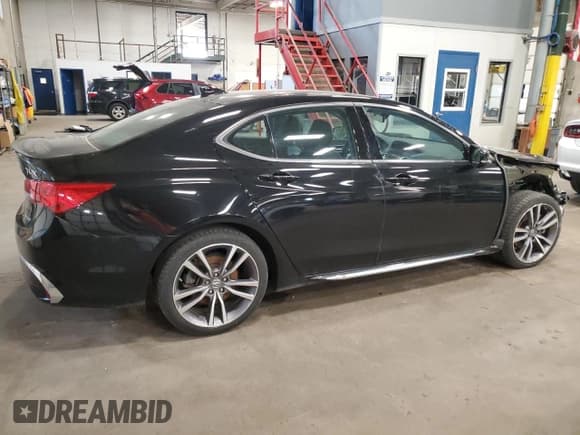 ✅ 2019 Acura TLX Advance • VIN: 19UUB3F82KA000090 • Лот: 56376295. Опубликован ранее на Copart с пробегом 77 996 миль. Бесплатный доступ к архиву аукционных продаж из США и подробный отчёт об истории автомобиля на DreamBid. Изображение 3.