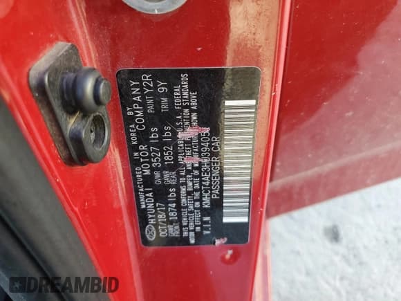 ✅ 2017 Hyundai Accent SE • VIN: KMHCT4AE3HU394051 • Лот: 69318534. Опубликован ранее на Copart с пробегом 102 788 миль. Бесплатный доступ к архиву аукционных продаж из США и подробный отчёт об истории автомобиля на DreamBid. Изображение 14.