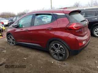2018 Chevrolet Bolt EV Premier z VIN 1G1FX6S00J4140056, wystawiony jako Copart lot #47604194 z przebiegiem 81 840 mil mil oraz . Historia ofert i sprzedaży dostępna na DreamBid. Obrazek 2.