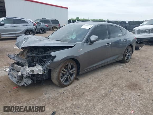 ✅ 2024 Acura Integra w/A-Spec Package • VIN: 19UDE4H33RA022978 • Lot: 41941756. Listed on IAAI with 15,672 mi. Free auction sales archive from the USA and detailed vehicle history report at DreamBid. Image 2.