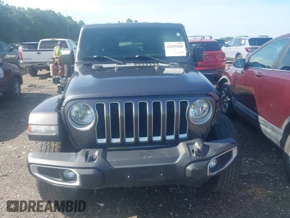 ✅ 2021 Jeep Wrangler Unlimited Sahara • VIN: 1C4HJXEN5MW625834 • Lot: 42635428. Listed on IAAI with 81,888 mi. Free auction sales archive from the USA and detailed vehicle history report at DreamBid. Image 13.