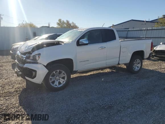 ✅ 2022 Chevrolet Colorado 2WD LT • VIN: 1GCHSCEA1N1265611 • Lot: 85744435. Listed on Copart with 67,786 mi. Free auction sales archive from the USA and detailed vehicle history report at DreamBid. Image 1.