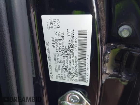 ✅ 2017 Acura RDX Advance • VIN: 5J8TB4H75HL033507 • Lot: 43745740. Wystawiony na IAAI z przebiegiem 116 842 mil. Bezpłatny archiwum sprzedaży aukcyjnych z USA i szczegółowy raport historii pojazdu na DreamBid. Zdjęcie 9.