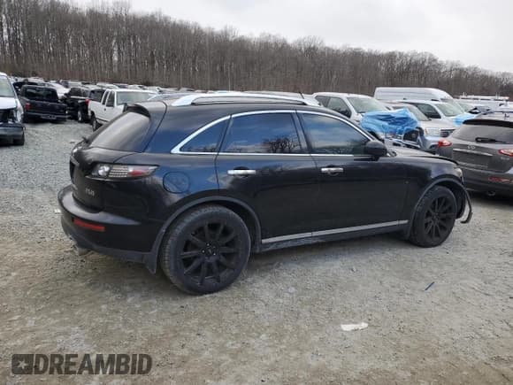 ✅ 2006 Infiniti FX • VIN: JNRBS08W76X401881 • Лот: 46271355. Опубликован ранее на Copart с пробегом Не указан. Бесплатный доступ к архиву аукционных продаж из США и подробный отчёт об истории автомобиля на DreamBid. Изображение 3.