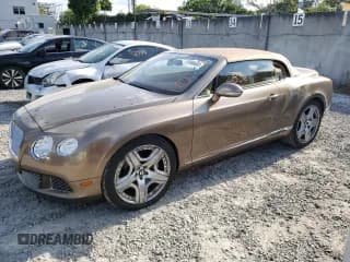 ✅ 2013 Bentley Continental GT • VIN: SCBGR3ZA0DC078755 • Lot: 51080333. Listed on Copart with 28,361 mi. Free auction sales archive from the USA and detailed vehicle history report at DreamBid. Image 1.
