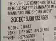 2008 Chevrolet Silverado 1500 1LT with VIN 2GCEC13J381327869, listed as a IAAI auction lot 43228034 with 269,448 mi miles and . Bid and sale history available at DreamBid. Image 9.