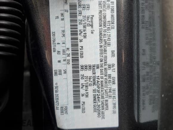 ✅ 2017 Ford Focus SE • VIN: 1FADP3F24HL302060 • Лот: 86880555. Опубликован ранее на Copart с пробегом 91 475 миль. Бесплатный доступ к архиву аукционных продаж из США и подробный отчёт об истории автомобиля на DreamBid. Изображение 12.