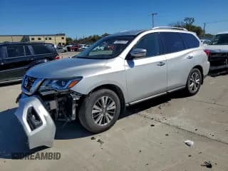 ✅ 2018 Nissan Pathfinder SL • VIN: 5N1DR2MN3JC649747 • Lot: 90846475. Listed on Copart with 120,169 mi. Free auction sales archive from the USA and detailed vehicle history report at DreamBid. Image 1.
