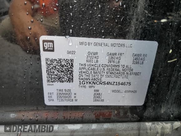 ✅ 2022 Cadillac XT5 FWD Premium Luxury • VIN: 1GYKNCRS4NZ154675 • Lot: 81662575. Wystawiony na Copart z przebiegiem 23 869 mil. Bezpłatny archiwum sprzedaży aukcyjnych z USA i szczegółowy raport historii pojazdu na DreamBid. Zdjęcie 13.