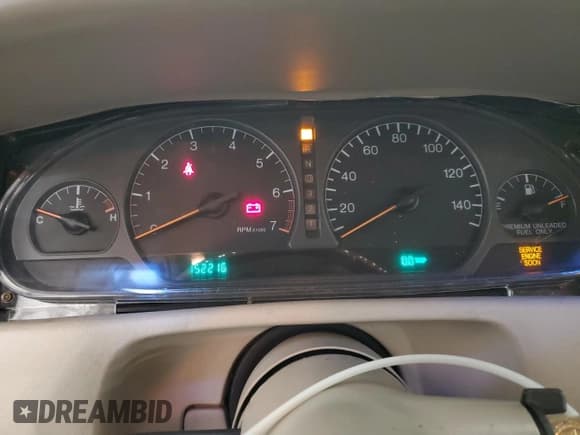 ✅ 2000 Cadillac Eldorado Touring ETC • VIN: 1G6ET1298YB703928 • Lot: 75795384. Wystawiony na Copart z przebiegiem 152 216 mil. Bezpłatny archiwum sprzedaży aukcyjnych z USA i szczegółowy raport historii pojazdu na DreamBid. Zdjęcie 9.