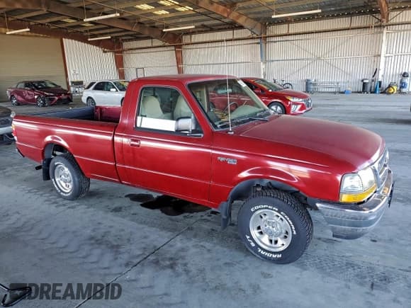 ✅ 1998 Ford Ranger XL • VIN: 1FTYR10U1WPA54103 • Lot: 96992145. Listed on Copart with 73,913 mi. Free auction sales archive from the USA and detailed vehicle history report at DreamBid. Image 4.