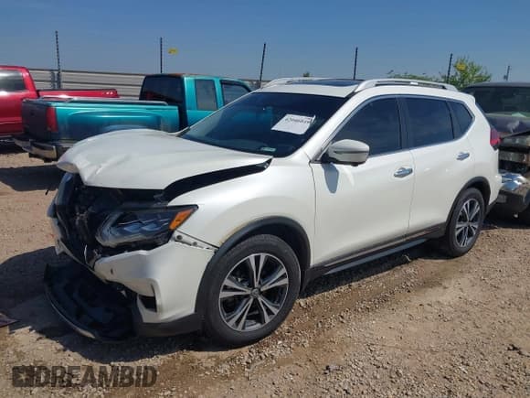 ✅ 2017 Nissan Rogue SV • VIN: 5N1AT2MT5HC889167 • Lot: 42046049. Listed on IAAI with 185,540 mi. Free auction sales archive from the USA and detailed vehicle history report at DreamBid. Image 2.