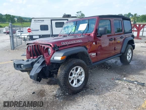 ✅ 2021 Jeep Wrangler Unlimited Sport S • VIN: 1C4HJXDG0MW709711 • Lot: 42394165. Listed on IAAI with 52,916 mi. Free auction sales archive from the USA and detailed vehicle history report at DreamBid. Image 17.