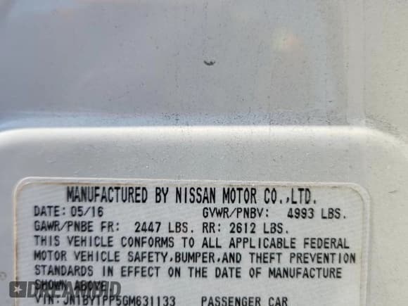 ✅ 2016 Infiniti Q70 • VIN: JN1BY1PP5GM631133 • Lot: 85740895. Wystawiony na Copart z przebiegiem 175 698 mil. Bezpłatny archiwum sprzedaży aukcyjnych z USA i szczegółowy raport historii pojazdu na DreamBid. Zdjęcie 12.