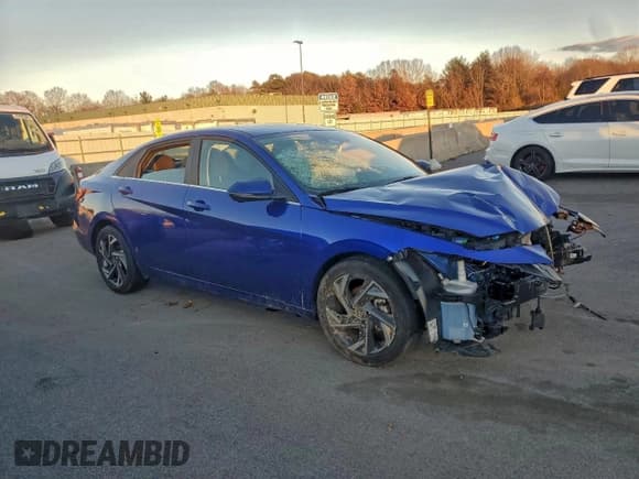 ✅ 2024 Hyundai Elantra Limited • VIN: KMHLP4DG6RU792311 • Lot: 94151155. Listed on Copart with 23,631 mi. Free auction sales archive from the USA and detailed vehicle history report at DreamBid. Image 4.