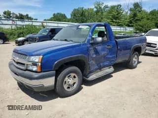 2004 Chevrolet Silverado 1500 Work Truck z VIN 1GCEK14X74Z123115, wystawiony jako Copart lot #64651635 z przebiegiem 139 925 mil mil oraz Nie do naprawy • Non repairable. Historia ofert i sprzedaży dostępna na DreamBid. Obrazek 1.
