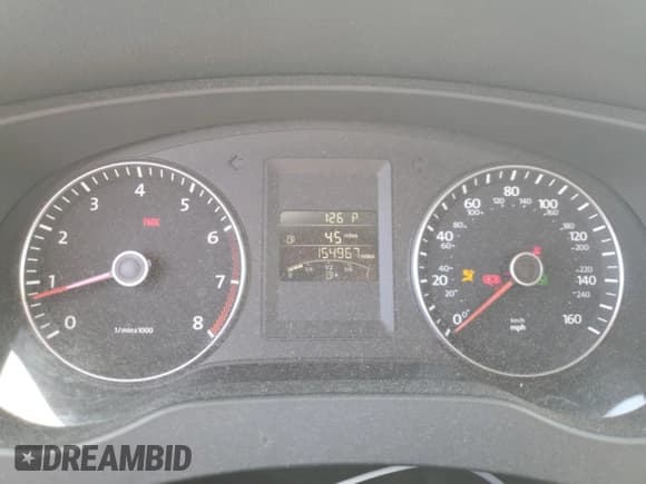 ✅ 2013 Volkswagen Jetta SE • VIN: 3VWDX7AJ1DM306699 • Lot: 54454395. Listed on Copart with 154,967 mi. Free auction sales archive from the USA and detailed vehicle history report at DreamBid. Image 9.