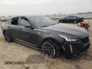 ✅ 2023 Cadillac CT5-V • VIN: 1G6DV5RW8P0124991 • Lot: 48155885. Listed on Copart with 14,475 mi. Free auction sales archive from the USA and detailed vehicle history report at DreamBid. Image 4.