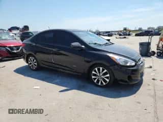 2017 Hyundai Accent SE with VIN KMHCT4AE0HU251641, listed as a Copart auction lot 70236655 with 91,272 mi miles and Non repairable. Bid and sale history available at DreamBid. Image 4.