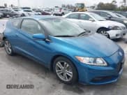 ✅ 2013 Honda CR-Z EX • VIN: JHMZF1C63DS003351 • Lot: 42194379. Listed on IAAI with 68,058 mi. Free auction sales archive from the USA and detailed vehicle history report at DreamBid. Image 1.