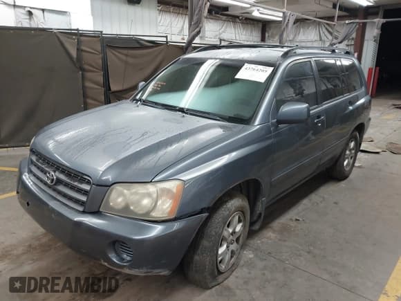 ✅ 2003 Toyota Highlander • VIN: JTEGF21A230098481 • Lot: 43764205. Wystawiony na IAAI z przebiegiem 200 790 mil. Bezpłatny archiwum sprzedaży aukcyjnych z USA i szczegółowy raport historii pojazdu na DreamBid. Zdjęcie 2.
