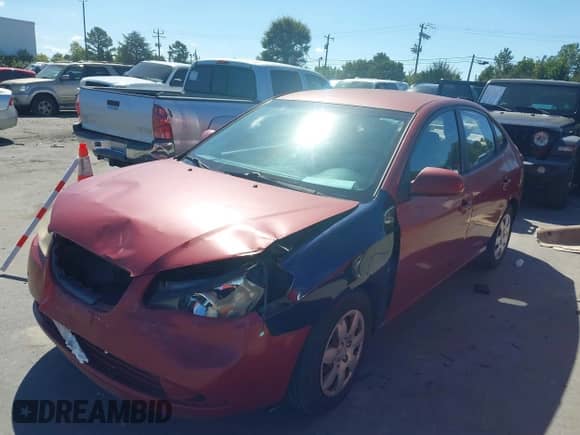 2007 Hyundai Elantra GLS with VIN KMHDU46D67U076733, listed as a IAAI auction lot 43361997 with 279,337 mi miles and . Bid and sale history available at DreamBid. Image 2.