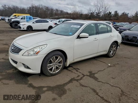 ✅ 2013 Infiniti G37 x • VIN: JN1CV6AR7DM358728 • Лот: 93841655. Опубликован ранее на Copart с пробегом 163 088 миль. Бесплатный доступ к архиву аукционных продаж из США и подробный отчёт об истории автомобиля на DreamBid. Изображение 1.