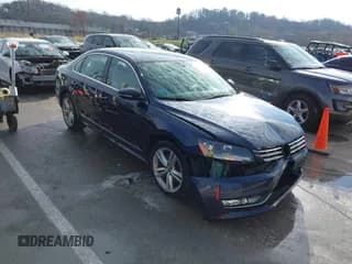 ✅ 2012 Volkswagen Passat SE • VIN: 1VWBN7A35CC102776 • Lot: 41004921. Listed on IAAI with 180,920 mi. Free auction sales archive from the USA and detailed vehicle history report at DreamBid. Image 1.