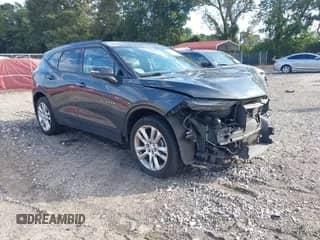 2020 Chevrolet Blazer LT z VIN 3GNKBJRS3LS596027, wystawiony jako IAAI lot #43146885 z przebiegiem 110 000 mil mil oraz . Historia ofert i sprzedaży dostępna na DreamBid. Obrazek 1.