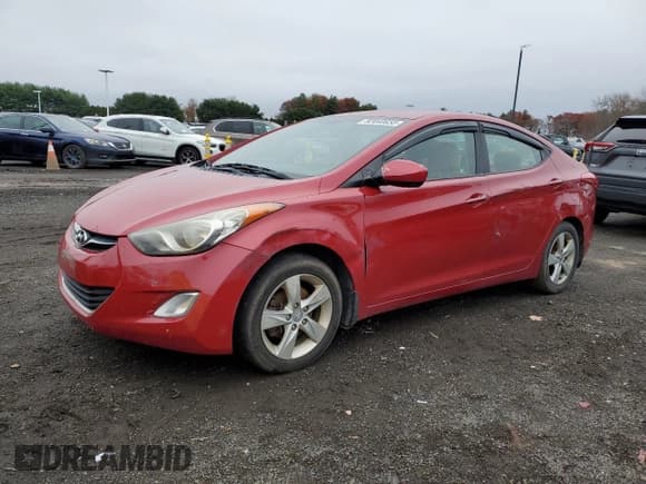 ✅ 2013 Hyundai Elantra GLS • VIN: KMHDH4AE2DU941892 • Lot: 92040655. Listed on Copart with 152,146 mi. Free auction sales archive from the USA and detailed vehicle history report at DreamBid. Image 1.