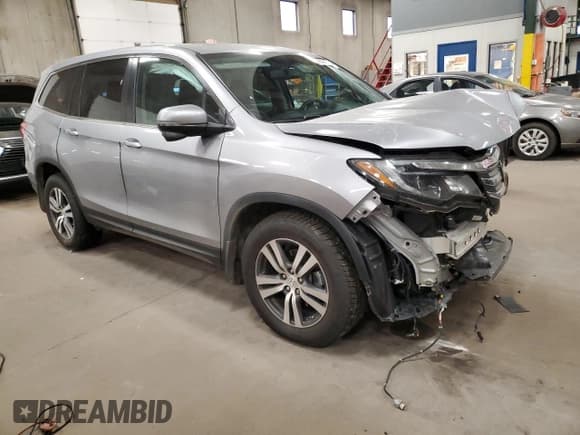 ✅ 2017 Honda Pilot EX-L • VIN: 5FNYF6H53HB087197 • Lot: 91640005. Listed on Copart with 112,028 mi. Free auction sales archive from the USA and detailed vehicle history report at DreamBid. Image 4.