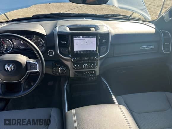 2022 Ram 1500 Lone Star с VIN 1C6SRFFT4NN464963, выставлен на аукционе Copart как лот 77888524 с пробегом 28 369 миль миль и На запчасти • Non repairable. История ставок и продаж доступна на DreamBid. Изображение 9.