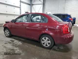 2008 Hyundai Accent GLS z VIN KMHCN46C08U219354, wystawiony jako Copart lot #73059834 z przebiegiem 252 252 mil mil oraz Szkoda całkowita • Salvage title. Historia ofert i sprzedaży dostępna na DreamBid. Obrazek 2.