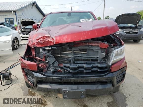 ✅ 2021 Chevrolet Colorado 2WD Work Truck • VIN: 1GCHSBEAXM1256186 • Lot: 59003205. Listed on Copart with 50,156 mi. Free auction sales archive from the USA and detailed vehicle history report at DreamBid. Image 5.
