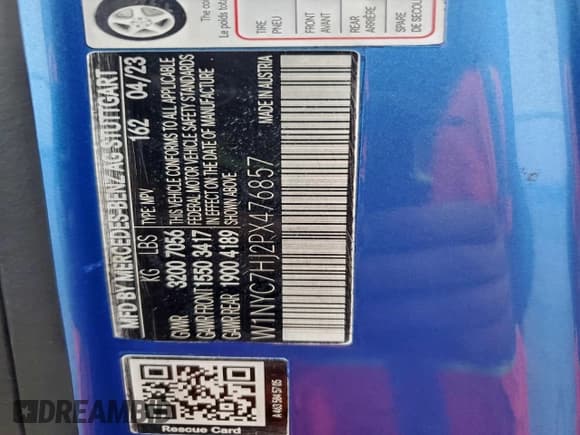 ✅ 2023 Mercedes-Benz G 63 AMG • VIN: W1NYC7HJ2PX476857 • Lot: 95029805. Wystawiony na Copart z przebiegiem 18 333 mil. Bezpłatny archiwum sprzedaży aukcyjnych z USA i szczegółowy raport historii pojazdu na DreamBid. Zdjęcie 13.