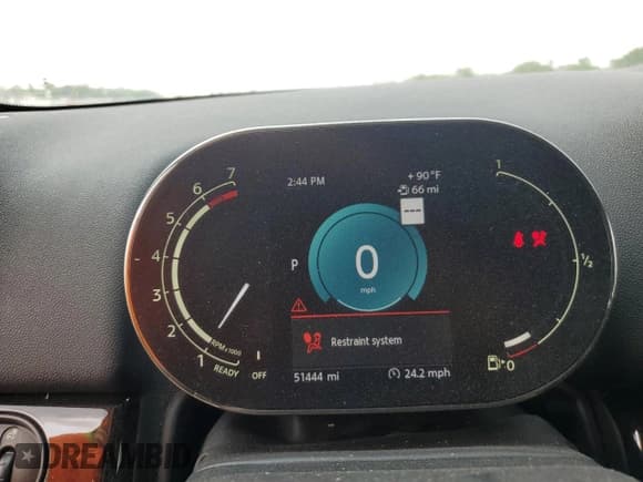 ✅ 2022 MINI Countryman Cooper • VIN: WMZ43BR0XN3N70746 • Lot: 59487895. Listed on Copart with 51,444 mi. Free auction sales archive from the USA and detailed vehicle history report at DreamBid. Image 9.